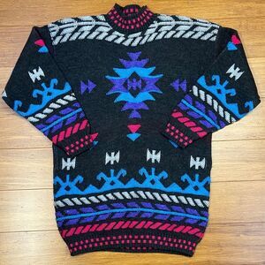 Vintage Bay Point Threads Knit Turtleneck Sweater